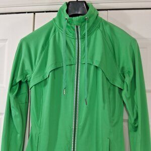 Champion Women's Lightweight green sports Jacket​​ Reflective
